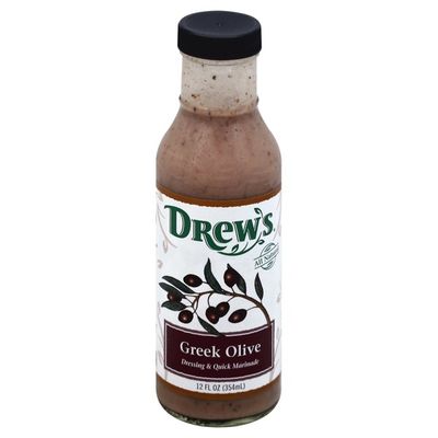 Drew's Dressing & Quick Marinade, Greek Olive