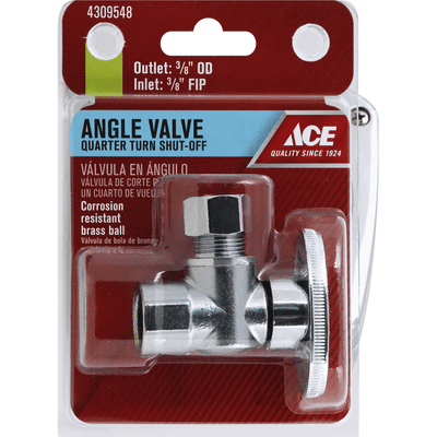 Ace Angle Valve, Quarter Turn Shut-Off