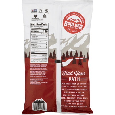 Boulder Canyon Kettle Cooked Potato Chips Hickory Barbeque