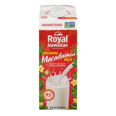 Royal Hawaiian Orchards Original Macadamia Milk Unsweetened