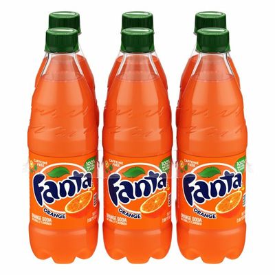 Fanta Orange Soda Fruit Flavored Soft Drink