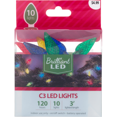 Brilliant Led Lights, C3, 10 Lights
