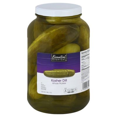 Essential Everyday Pickles, Whole, Kosher Dill, Fresh Pack