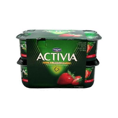 Danone Strawberry Activia Yogurt