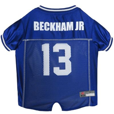 Pets First Medium Odell Beckham Junior New York Giants Mesh Dog Jersey