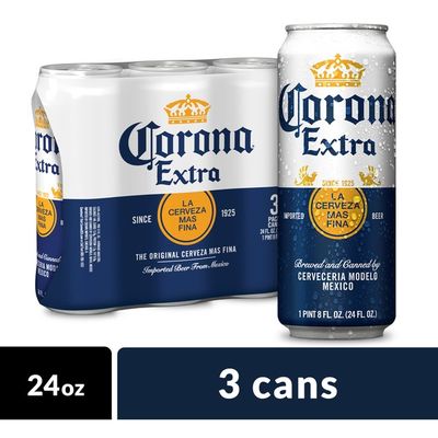 Corona Extra Mexican Lager Beer Cans