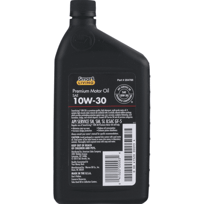 Smart Living Premium Motor Oil SAE 10W-30