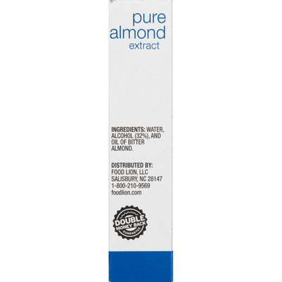 Food Lion Almond Extract, Pure, Box