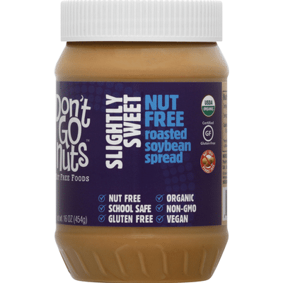 Dont Go Nuts Spread, Roasted Soybean, Slightly Sweet