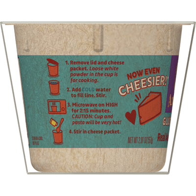Annie's Gluten Free Rice Pasta & Cheddar Mac & Cheese, Microwavable Cups, 2 Count