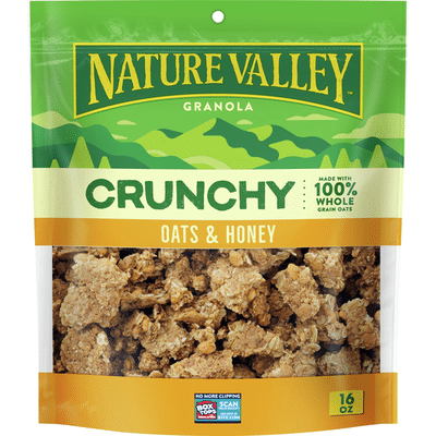 Nature Valley Oats Honey Big Crunchy Granola Breakfast Cereal 16 Oz Delivery Or Pickup Near Me Instacart