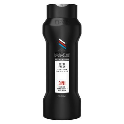 Axe 3 In 1 Shampoo, Conditioner & Body Wash Total Fresh