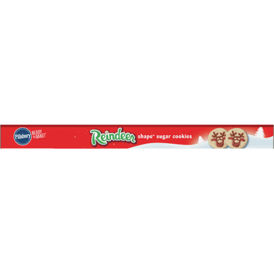 Pillsbury Ready to Bake! Reindeer Shape Sugar Cookies