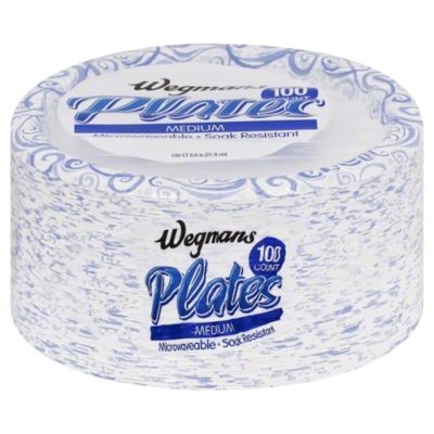 Wegmans Plates, Medium, 8.6 Inch