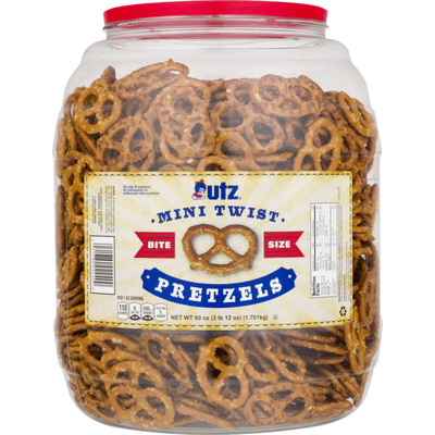 Utz Bite Size Mini Twist Pretzels (60 oz) - Instacart