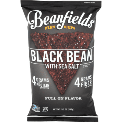 Beanfields Bean & Rice Chips, Black Bean with Sea Salt