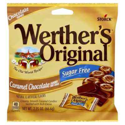 Werther's Original Hard Sugar Free Caramel Chocolate Candy