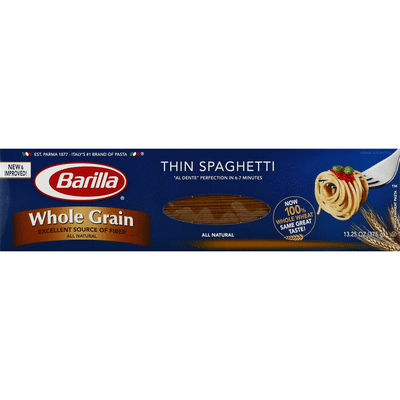 Barilla Whole Grain Thin Spaghetti