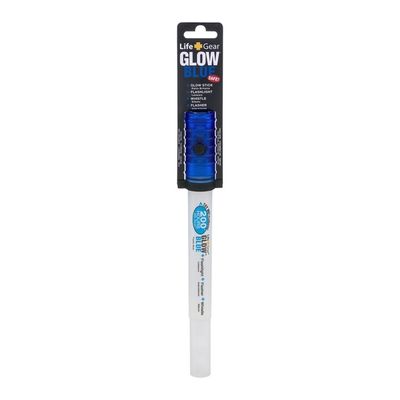 Life + Gear Glow Blue Glow Stick/Flashlight/Whistle/Flasher