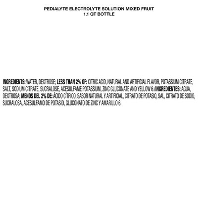 Pedialyte Electrolyte Solution Mixed Fruit