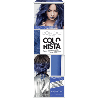 Colorista Semi-Permanent Hair Color, Indigo 500 (4 oz) - Instacart