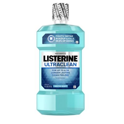 Listerine Ultraclean Arctic Mint Antiseptic Mouthwash