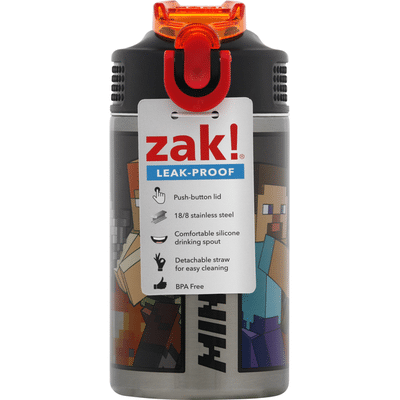 Zak Water Bottle Leak Proof Minecraft 15 5 Ounce 1 Each Instacart