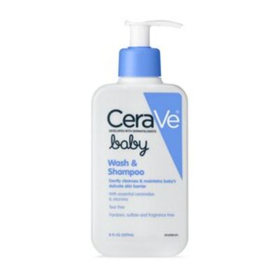 CeraVe Baby, Wash & Shampoo, Bottle
