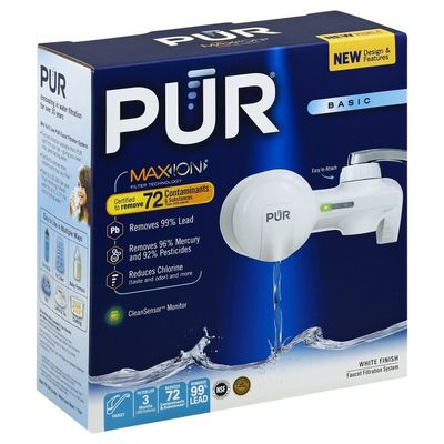 Pur Water Filtration System, Basic, White Finish