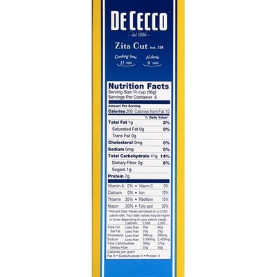 De Cecco Zita Cut, No. 118