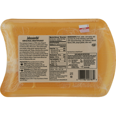 Johnsonville Sausage Original Holiday Promo Brats