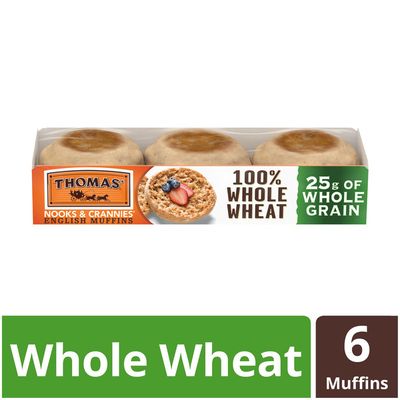 Thomas’ 100% Whole Wheat English Muffin
