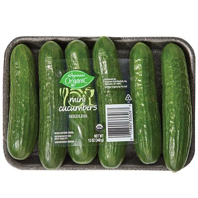 Sunset Organic Organic Mini Cucumbers, FAMILY PACK