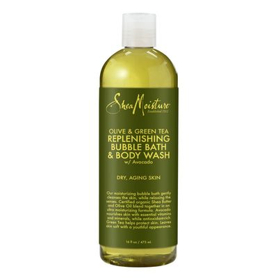 SheaMoisture Bubble Bath & Body Wash Olive & Green Tea