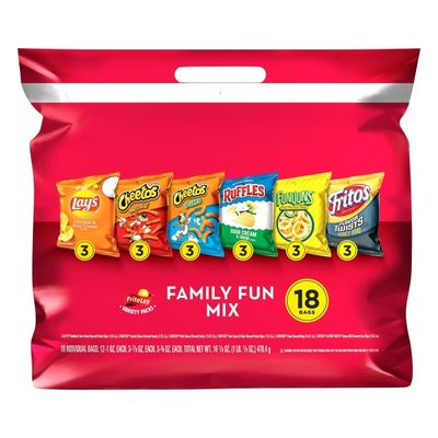 Frito Lay's Family Fun Mix Snacks