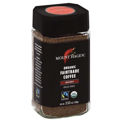 Mount Hagen Coffee Organic Instant 3 5 Oz Instacart