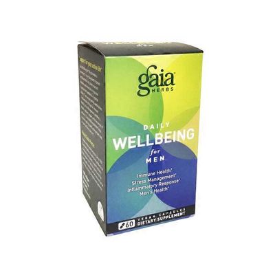 Gaia Herbs Daily Wellbeing for Men Dietary Supplement