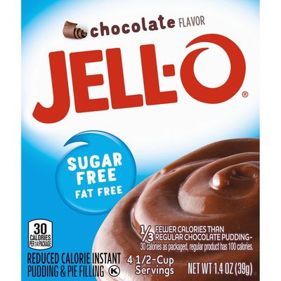 Jell-O Chocolate Sugar Free & Fat Free Instant Pudding & Pie Filling Mix
