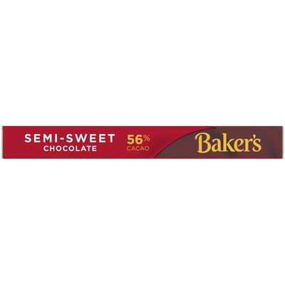 Baker'S Semi-Sweet Chocolate Premium Baking Bar with 56% Cacao