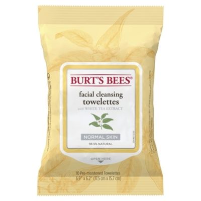 Burt's Bees Facial Cleansing Towelettes with White Tea Extract