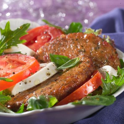 Morning Star Farms Veggie Burgers, Plant Based Protein, Frozen Meal, Tomato Basil Pizza