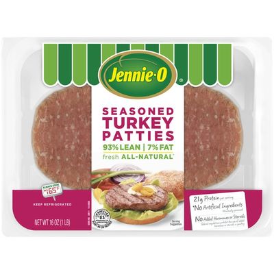 Jennie-O 93% Lean/7% Fat Seasoned Turkey Patties
