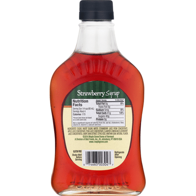 Maple Grove Farms Of Vermont Syrup, Strawberry