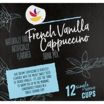 SB Drink Mix Single Serve Cups French Vanilla Cappuccino - 12 CT