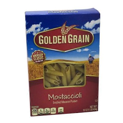 Golden Grain Mostaccioli Pasta