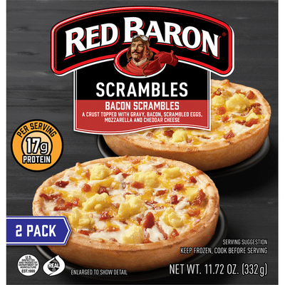 Red Baron Deep Dish Minis Breakfast Bacon Scramble (11.72 oz) - Instacart