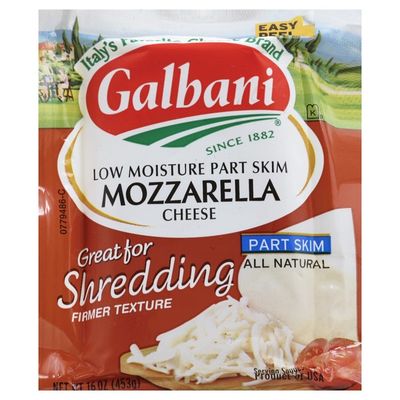 Galbani Galbani Part Skim Milk Low Moisture Mozzarella Cheese