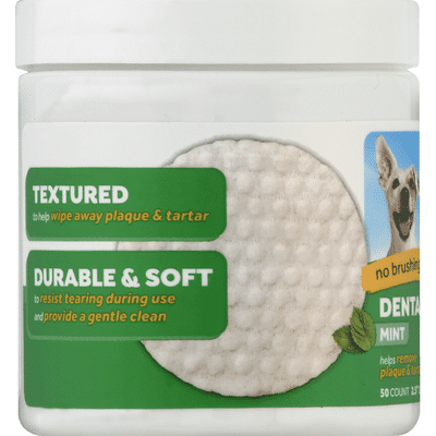 Tropiclean Dental Wipes for Dogs, Mint
