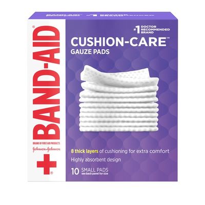Band-Aid Brand Of First Aid Products Cushion-Care Gauze Pads, 2 Inches By 2 Inches