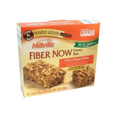 Millville Fiber Now Oats & Chocolate Fiber Now Chewy Bars